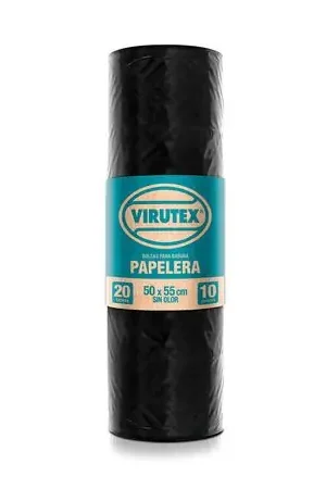 Pagamento Sicuro Bolsa de basura rollo 18 litros x 10 unidades Virutex