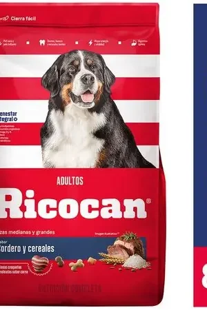 Compra Oggi Stesso Alimento para Perros RICOCAN Adultos Razas Medianas y Grandes Cordero y Cereales Bolsa 8Kg