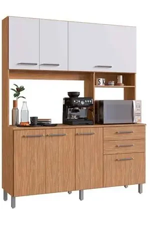 Spedizione Espresso Mueble Alacena de Cocina New Antonia 160cm MDP Orange