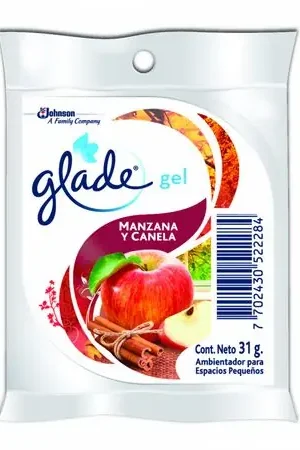 Ambientador en gel GLADE Manzana y canela Empaque 31Gr Professionale