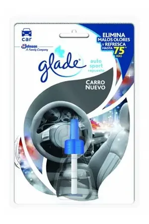 Top Qualità Repuesto de ambientador para automóvil Carro Nuevo 7ml Glade