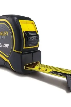 Nuovo Arrivo Wincha Stanley Modelo 30626 de 8 Metros con Caja Plástica ABS y Gancho Cero Absoluto