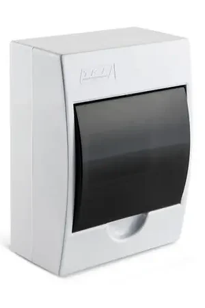 Tablero Adosable Tkl 6 Polos de Poliestireno Blanco con Protección IP40 Solo Oggi
