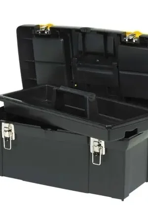 Caja de Herramientas Stanley Modelo 24013S Negro de Plástico Esclusivo