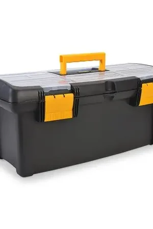 Spedizione Espresso Caja de Herramientas Rimax Modelo 35571 Negro con Tapa Organizadora