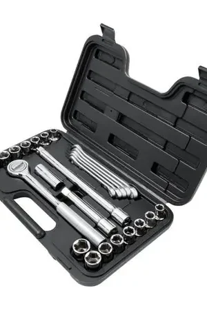 Economico Juego de dados y llaves 1/2 mm x25 piezas Stanley