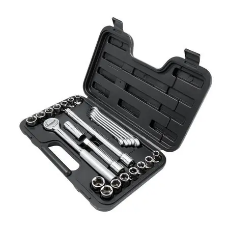 Economico Juego de dados y llaves 1/2 mm x25 piezas Stanley