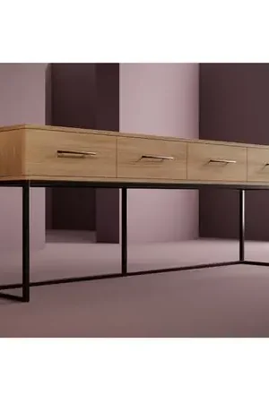 Compra Online Aparador Industrial moderno 4 cajones Maicol color Duna TU MESITA