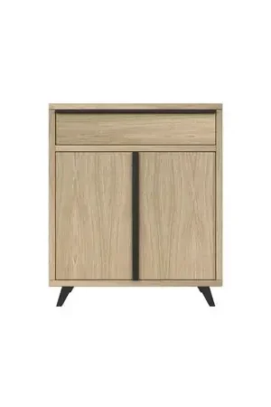 Economico Aparador Nórdico 2 puertas 1 cajón Renato color Duna TU MESITA