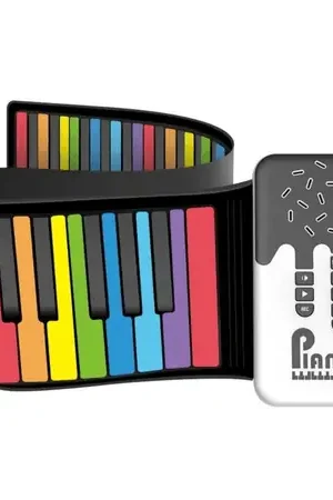 In Voga Piano Plegable Portatil Iniciacion Musical