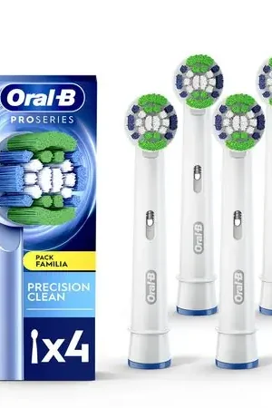 Cabezales de Repuesto ORAL-B para Cepillo Dental Eléctrico Precision Clean Blíster 4un In Voga