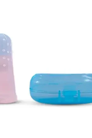 Cepillo Dedal de Silicona para Dientes y Encías | Azul Offerta Limitata