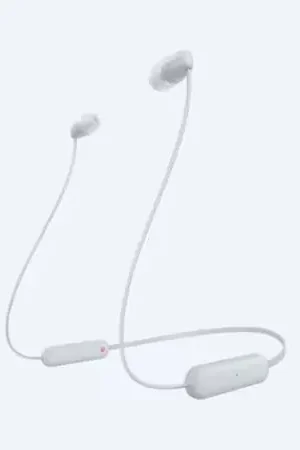 Audifonos Bluetooth Sony Wireless WI C100 Bateria 25hrs ipx4 Blanco Ultimissimo Modello