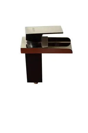 Monocomando 20 cm Ovalín Oro/Negro Caída Catarata Prezzo Conveniente