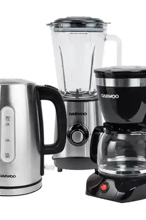 Daewoo Hervidor 1.7L+Licuadora 1.5L+Cafetera 1.25L 12 Tazas Prezzo Conveniente