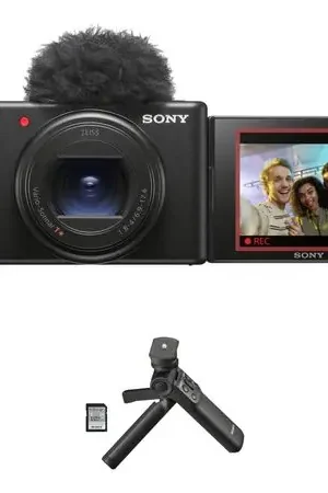 Cámara Digital Sony Zv 1 Ii con Kit de Accesorios para Vloggers Negro Spedizione Gratuita