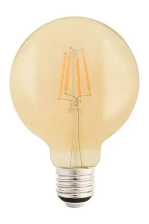 Foco led vintage Tramontina G125 4W luz amarilla Occasione