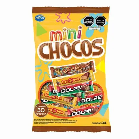 Mini Chocolates ARCOR Bolsa 369g Popolare