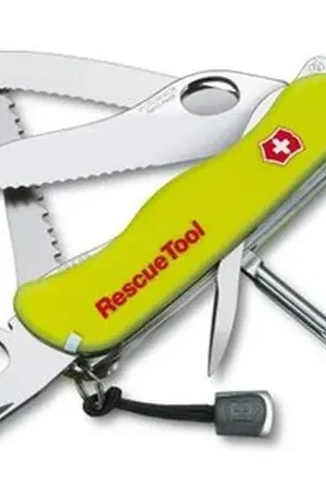 Artigianale Navaja Suiza Victorinox RescueTool Verde Bombero
