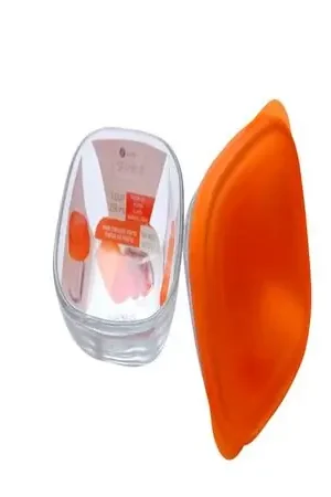 Tazón de vidrio 1 cup con tapa de plástico serve it Nuovo Arrivo