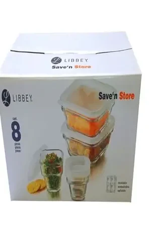 Set de Tappers 8 piezas de vidrio templado Libbey Offerta Del Giorno