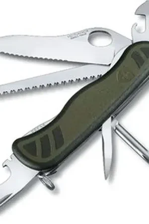 Navaja Suiza Victorinox Ch Soldier Verdenegro Nuova Collezione
