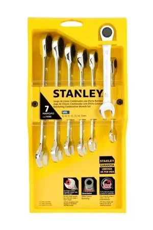Juego de llaves ratch x7 piezas Stanley Popolare