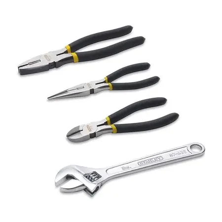 Juego de alicates y llaves ajustables Stanley Premium
