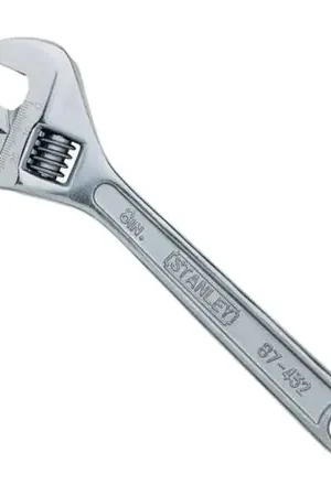 Llave Francesa Ajustable Stanley Modelo 87432 de Acero Pulido 8' Plata Occasione Imperdibile