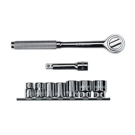 Juego de dados milimétrica 3/8 x 10 piezas Stanley Più Venduto