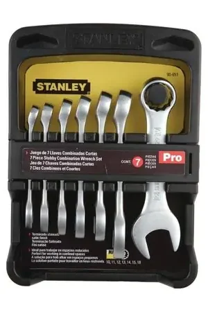 Juego de llaves métricas x7 piezas Stanley Moderno