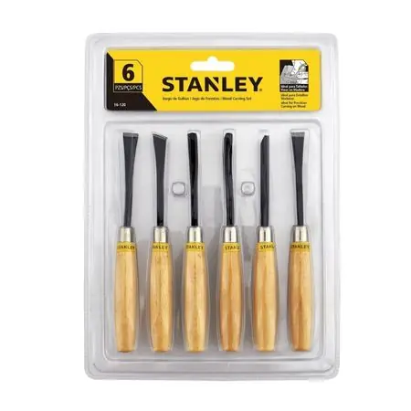 Juego de gubias x6 piezas Stanley Non Perdere
