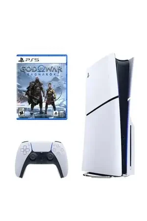 Moderno Consola Playstation 5 Slim Lectora de Discos + God of war Ragnarok