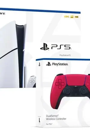 Consola PS5 Slim Con Lector de Discos + Mando Cosmic Red All’Ingrosso