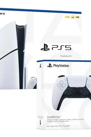 Consola Ps5 Slim Con Lector De Discos + Mando Dualsense Blanco Fatto A Mano