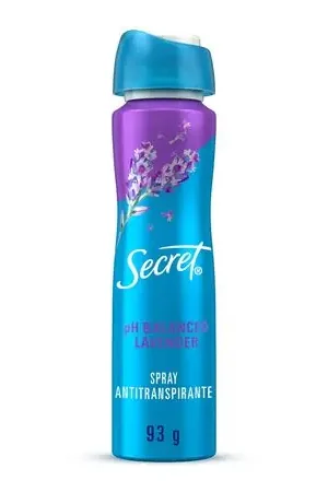 Più Venduto Antitranspirante para Mujer en Aerosol SECRET PH Balanced Lavender Seco Frasco 150ml