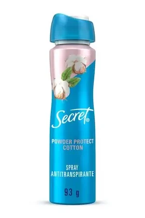 Super Prezzo Desodorante para Mujer SECRET Spray Antitranspirante Powder Protect Cotton Frasco 93g