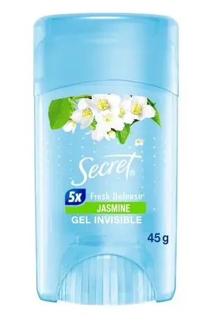 Ultimissimo Modello Pack Desodorante SECRET Antitranspirante en Gel Invisible Jasmine 45g x 2un