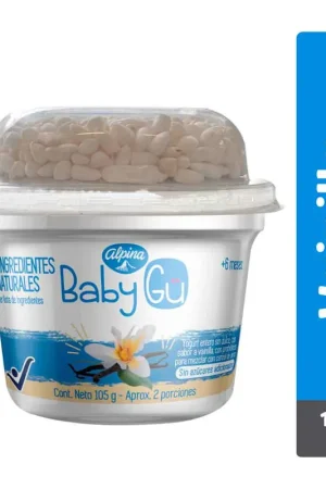 Yogurt Baby Gü natural con cereal de arroz x105g Prezzo Conveniente