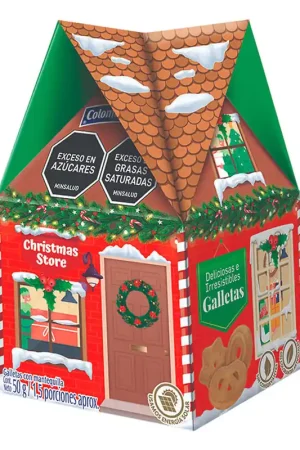 Galletas Colombina navidad casa x50g Prezzo Scontato
