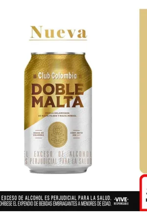 Cerveza Club Colombia doble malta botella x330ml Migliore Qualità