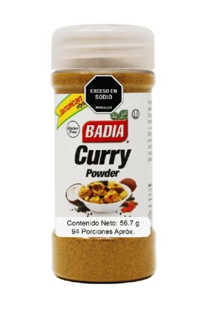 Artigianale Curry polvo Badia frasco x56.7g