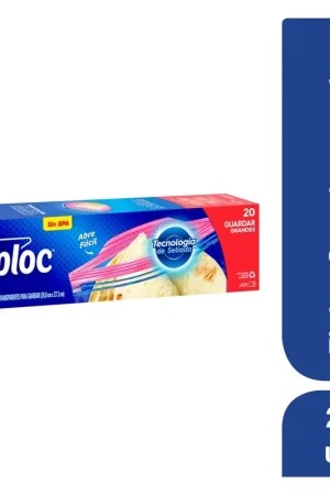 Bolsa reutilizable Ziploc para guardar grande x20und Miglior Prezzo