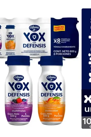 Alimento lácteo Yox Defensis surtido x8und x100g c-u Acquista Ora