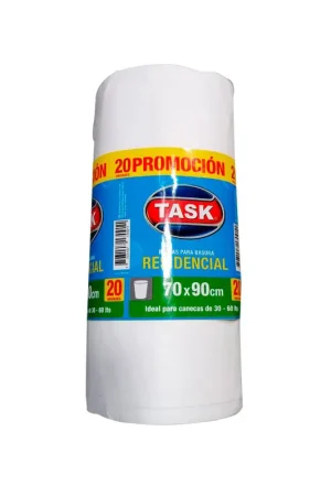 Bolsa Task basura x20und 70x90cm Ultimissimo Modello