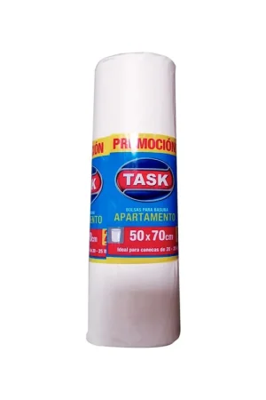 Bolsa Task basura apartamento x20und 50 x 70cm c\\u002Fu Consegna Rapida