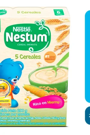 Cereal Infantil Nestum 5 Cereales x 200g Certificato