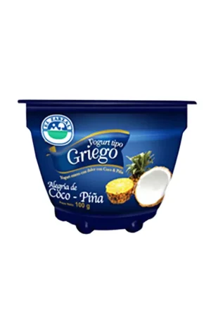 Yogurt griego El Zarzal coco y piña x100g Solo Oggi
