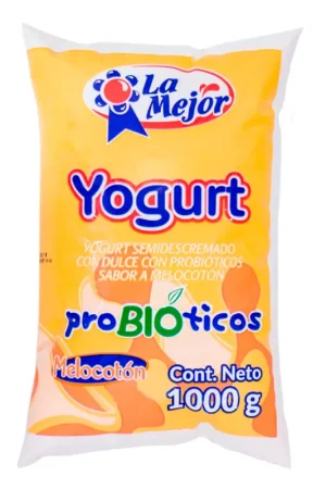 Yogurt La Mejor melocotón bolsa x1000ml Offerta Speciale