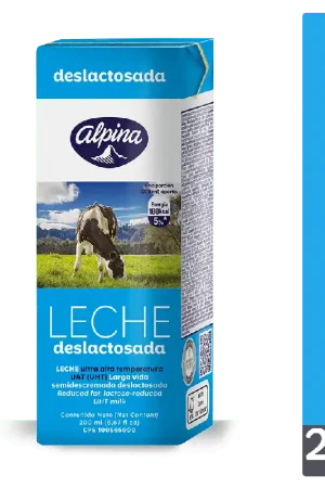 Alta Qualità Leche deslactosada Alpina x200ml